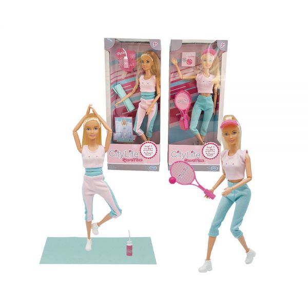 City Life - Sport Time
fashion doll con accessori padel e yoga
